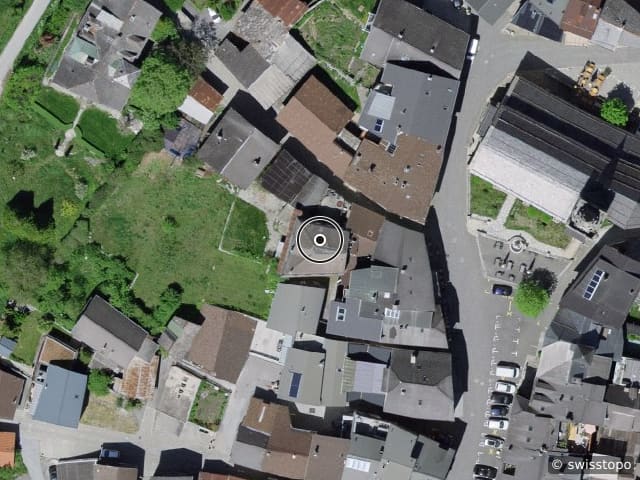 Luftbild Eihorugässi 3, Diese Altstadtwohnung befindet sich im Herzen des malerischen und historischen S