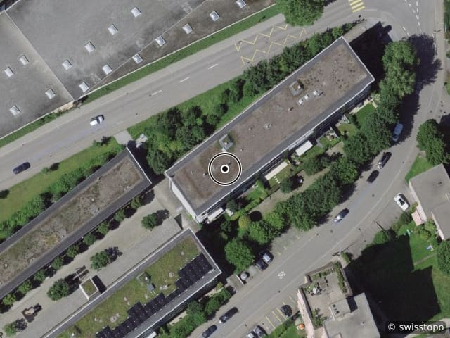 Vista aerea della posizione – Hechtackerstrasse 22, 9014 St. Gallen