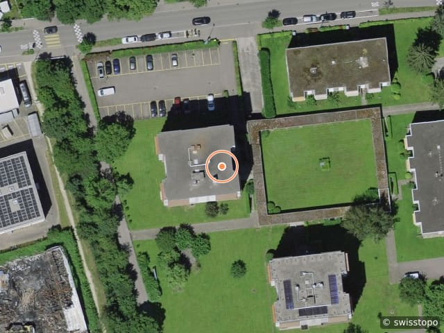 Luftbild der Lage – Im Wilacker 19, 4106 Therwil