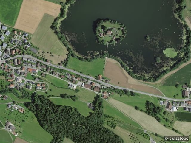 Luftbild Mauensee