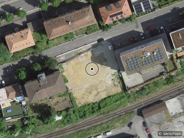 Luftbild Rue des Parcs 133, Neuchâtel