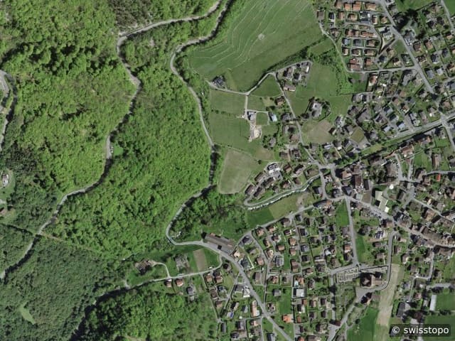 Luftbild Vouvry