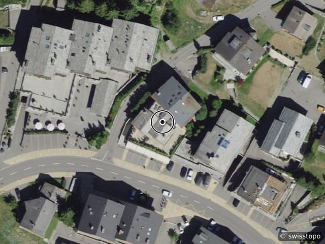 Luftbild Rue du Centre Sportif 22, Verbier