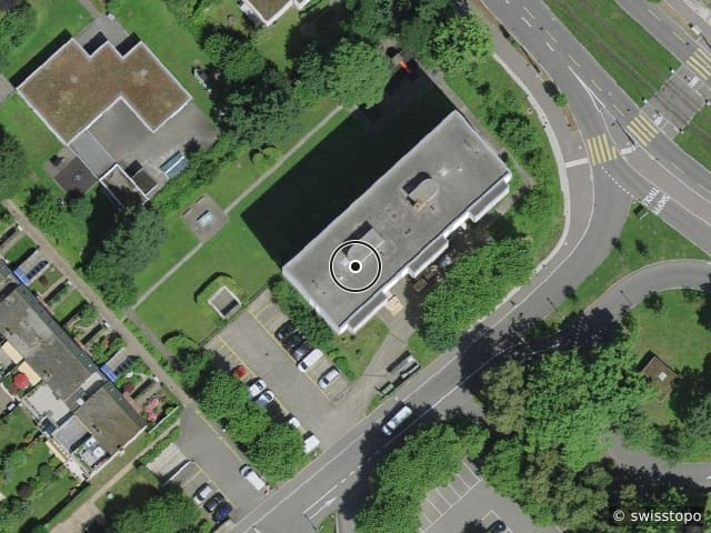 Luftbild der Lage – Baumgartenstrasse 4, 8957 Spreitenbach