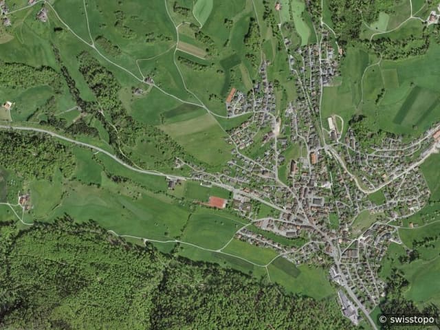 Luftbild: das Gebiet