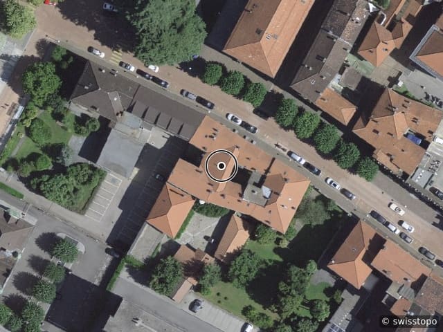 Luftbild Via Dogana 12, Bellinzona