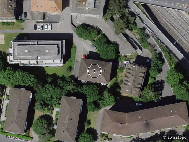 Luftbild Avenue de Tivoli 19, Lausanne