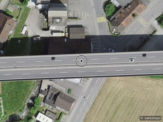 Luftbild Freiburgstrasse 2-4, Flamatt