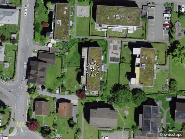 Luftbild der Lage – Heimatstrasse 4, 8645 Jona