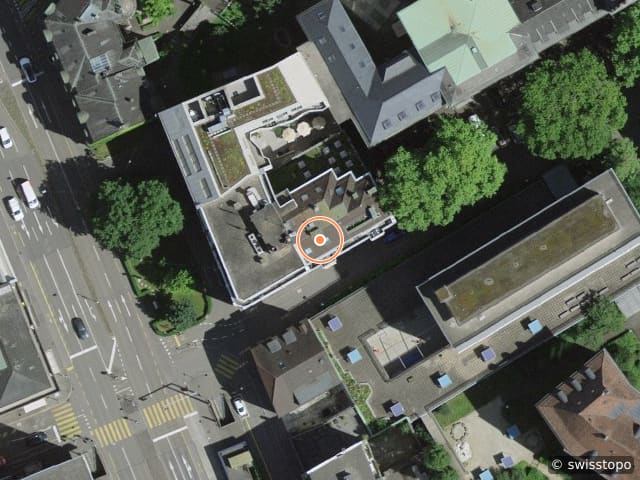 Luftbild Kanonengasse 18, Basel