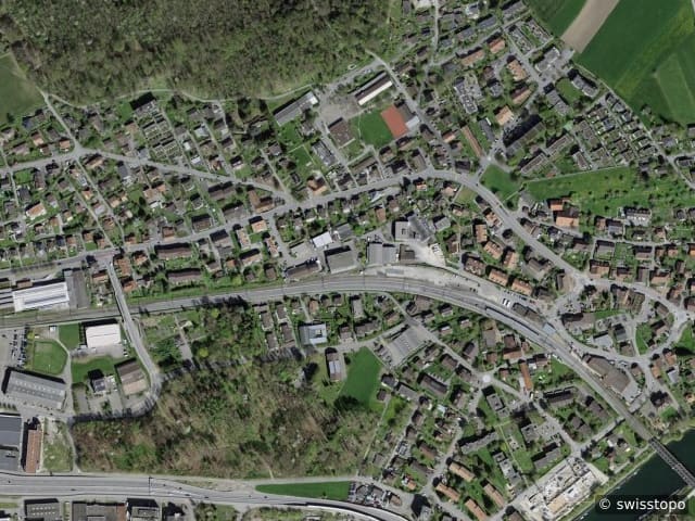 Luftbild Brügg