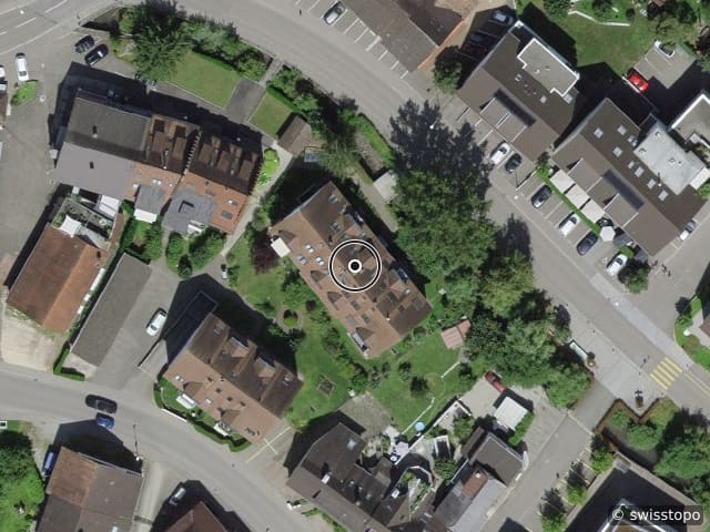 Luftbild Hauptstr. 70, Möhlin