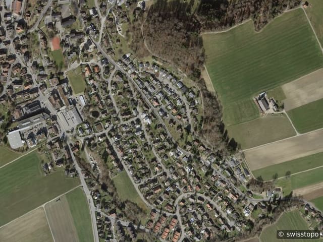 Luftbild Burggasse 1, Weisslingen