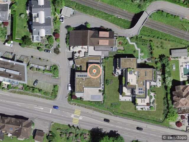 Luftbild der Lage – Oberer Gubel 8, 8645 Jona
