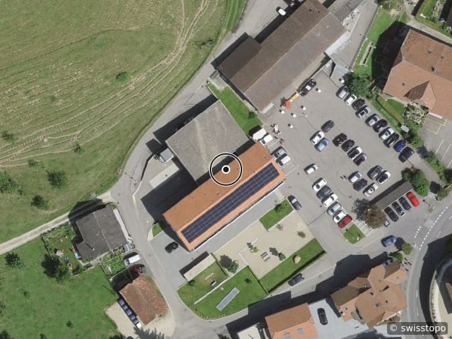 Luftbild der Lage – Hofmatt 2, 8962 Bergdietikon