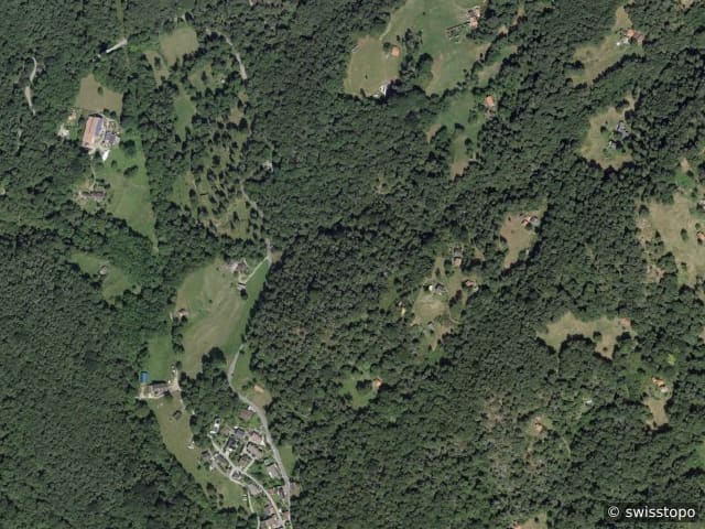 Luftbild Odogno, Lugano, Lago Lugano