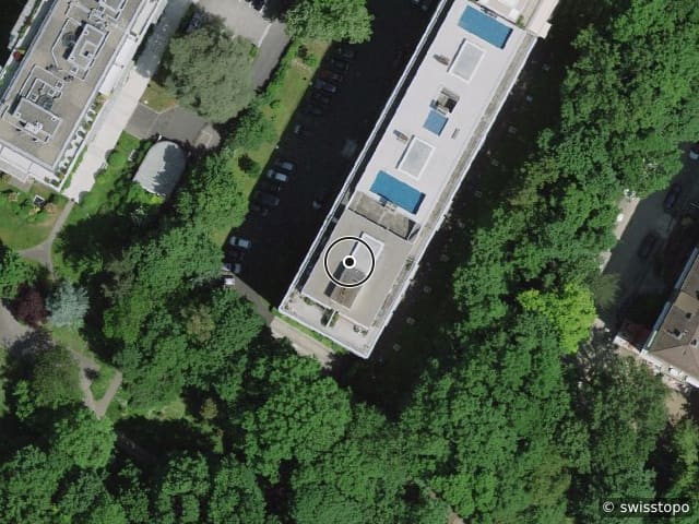 Luftbild der Lage – 1206 Genève
