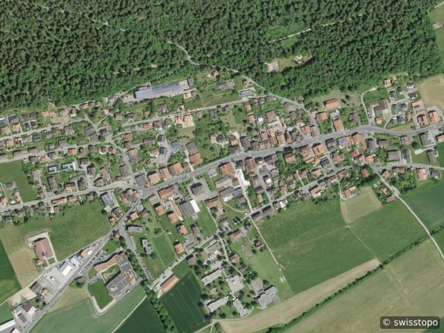 Luftbild Dombresson