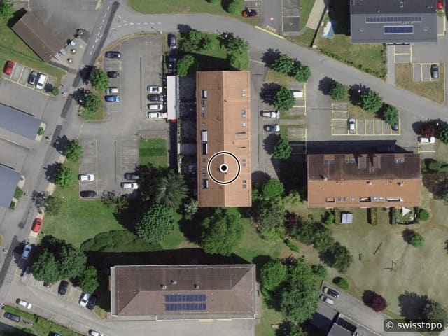 Luftbild der Lage – Rue de la Cité 16-18, 1373 Chavornay