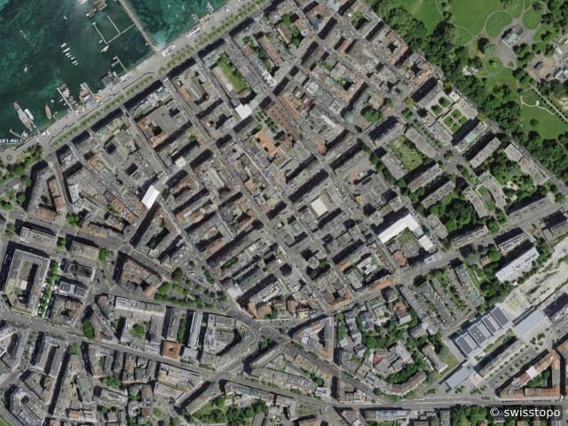 Luftbild Genève