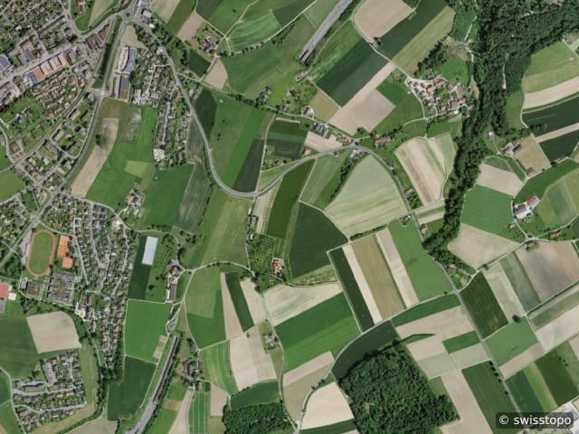 Luftbild Bahnhofsnähe