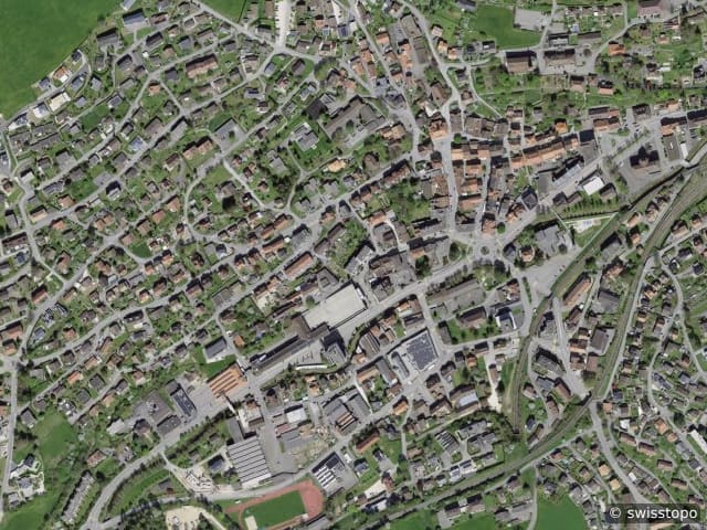 Luftbild Moutier (simulation provisoire)