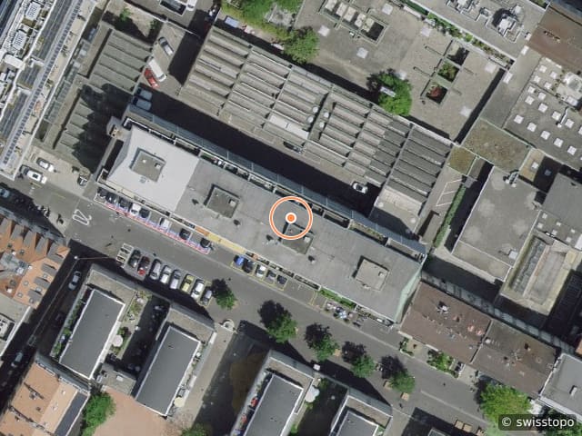 Luftbild Rue du Môle 38, Genève
