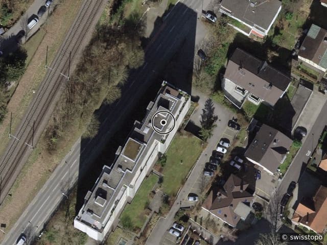 Luftbild Schaffhauserstrasse 16, Neuhausen am Rheinfall