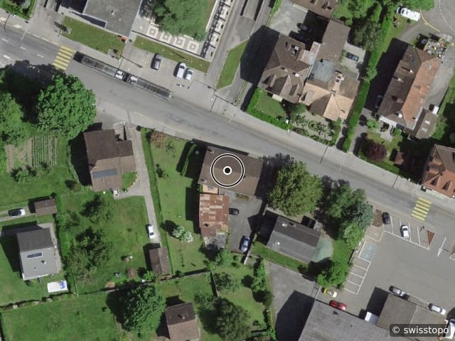 Luftbild Avenue de la Gare 9, Bex