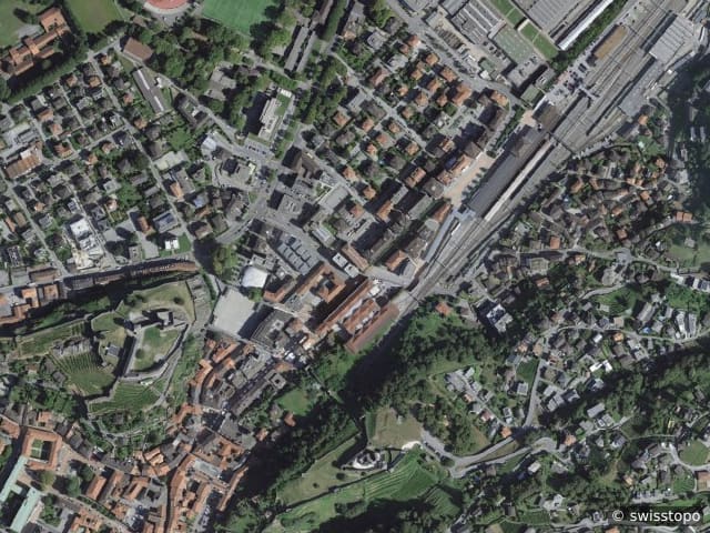 Luftbild Bellinzona