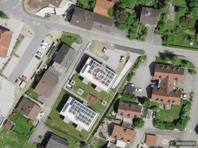Luftbild Doktorgässli 29, Gurmels
