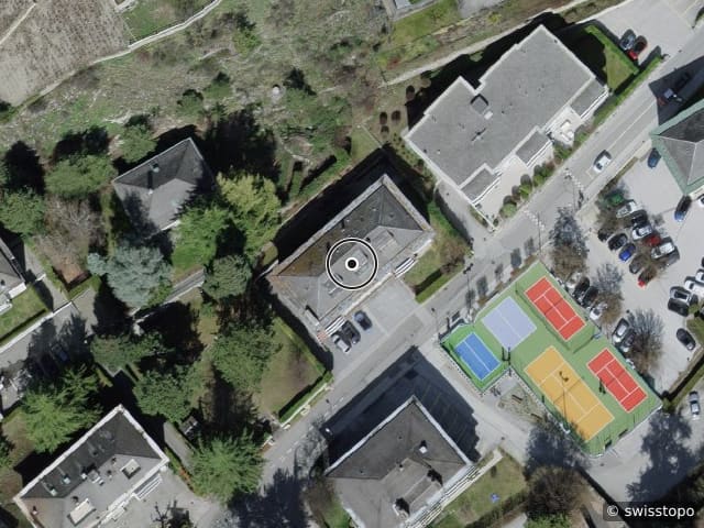 Luftbild Chemin de l'Agasse 14, Sion