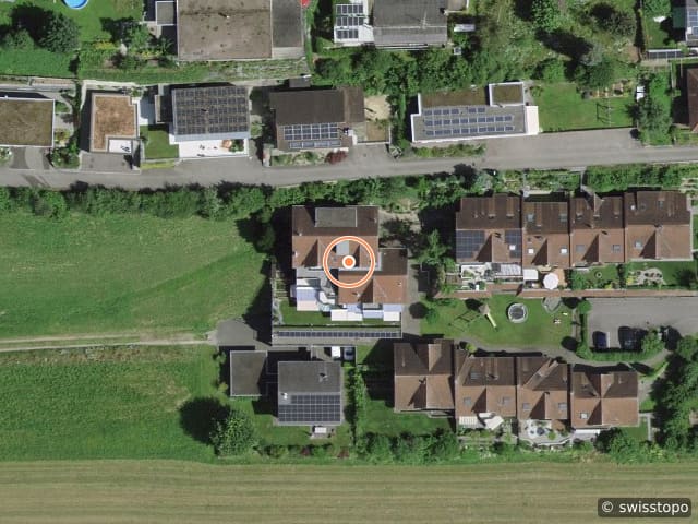 Luftbild Schleifrain 22, Schötz