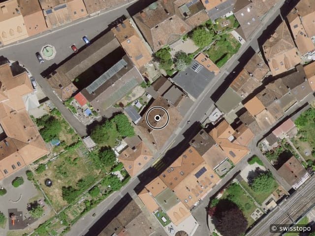 Luftbild Rue Basse 14, Grandson
