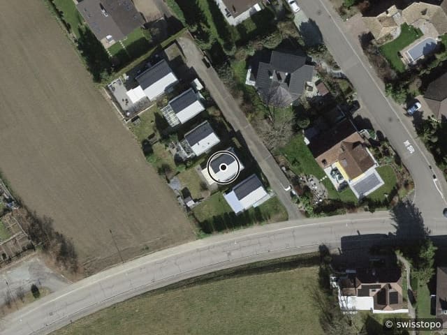Luftbild der Lage – Weinbergstrasse 42, 8953 Dietikon