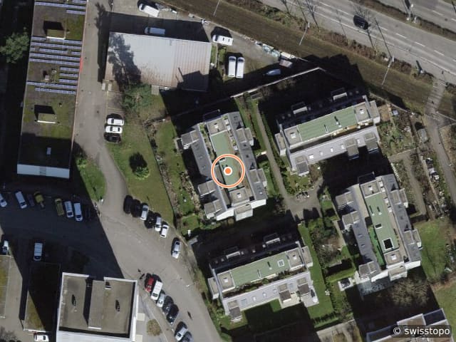 Luftbild Hirzenbachstrasse 76, Schwamendingen schwamendingen