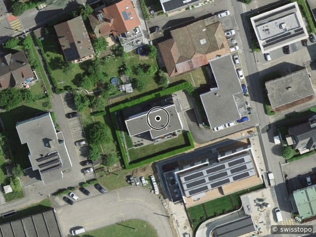 Luftbild Rue des Courtils 10, Corcelles NE