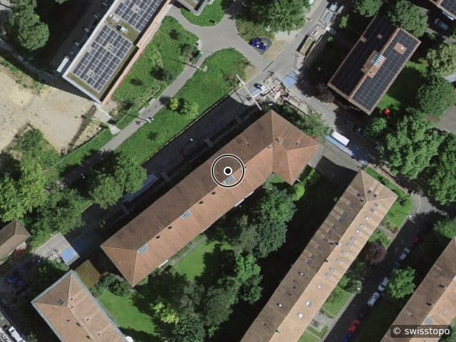 Luftbild Ensisheimerstrasse 17, Basel