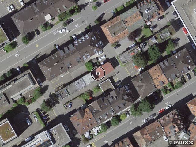 Luftbild Hintere Davidstrasse 16, St. Gallen