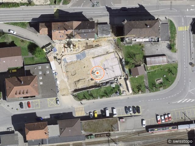 Luftbild Rue de la Gare 28, Tramelan