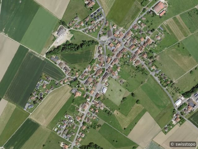 Luftbild Pailly