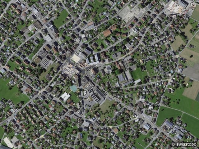 Luftbild Ort s Neudorfstrasse 14, Diepoldsau
