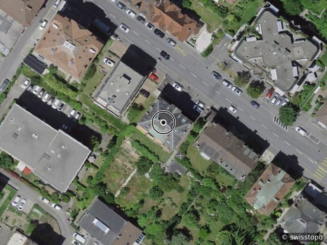 Luftbild Avenue de morges 27, Lausanne