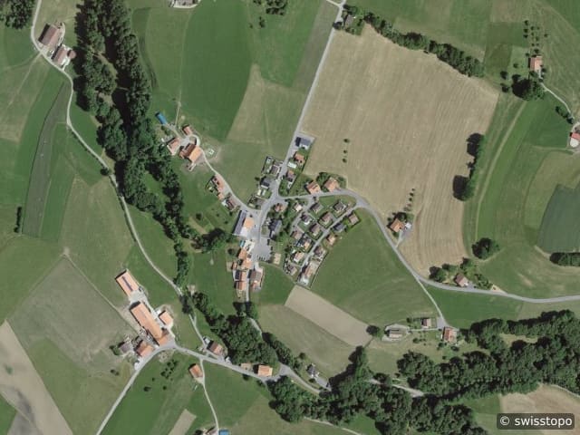 Luftbild Grangettes
