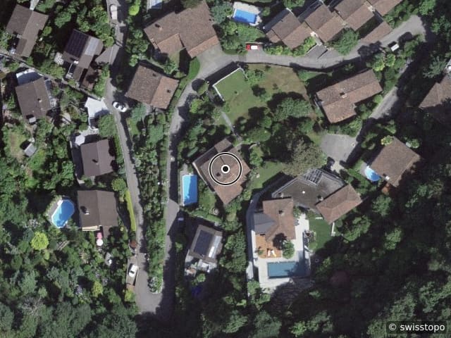 Luftbild Via Roncaccio 24, Vairano, Gambarogno, Lago Maggiore