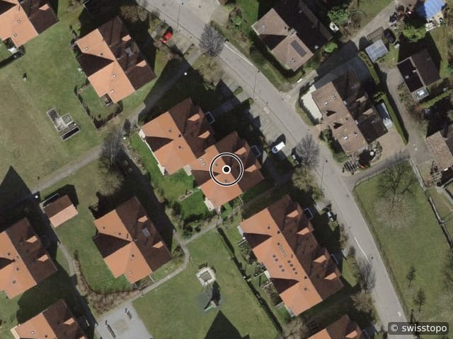 Luftbild Webereistrasse 9, Glattfelden