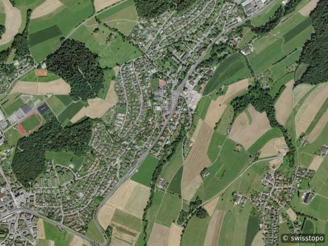Luftbild Berikon