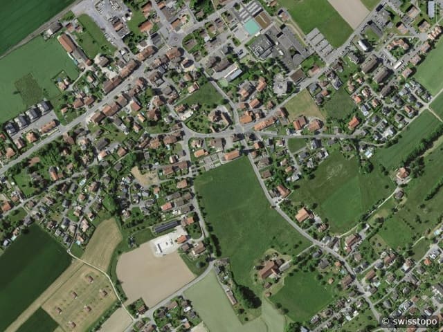 Luftbild Rte des Grandseys 31, Domdidier
