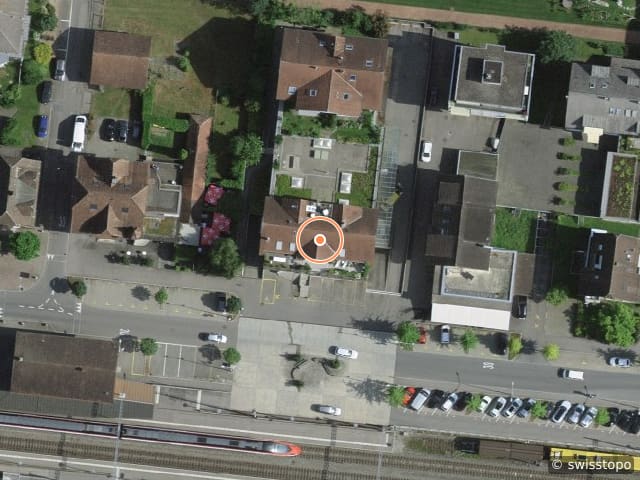 Luftbild Bahnhofstrasse 15, Sempach Station