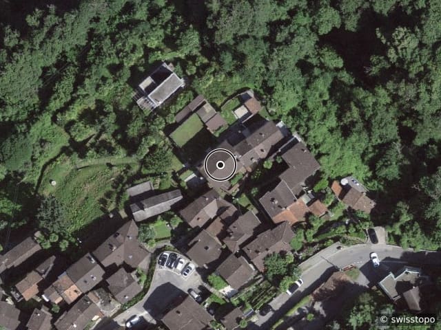 Luftbild Via Ronco 47, Gerra Gambarogno, Gambarogno, Lago Maggiore